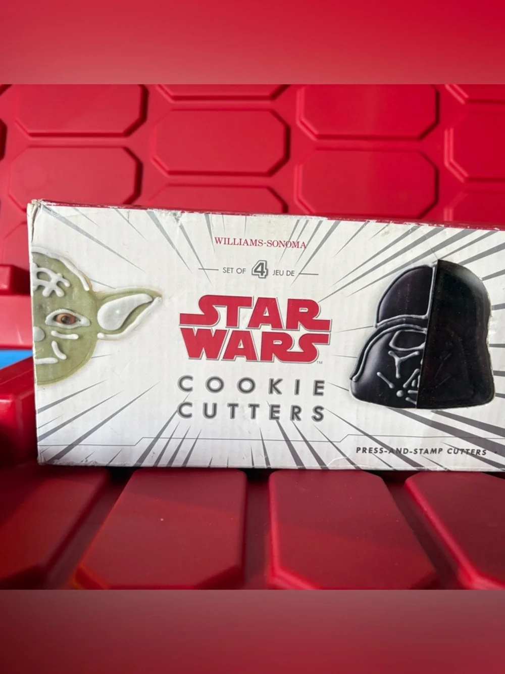Williams-Sonoma Star Wars Cookie Cutters - Red, Black, Green Accents